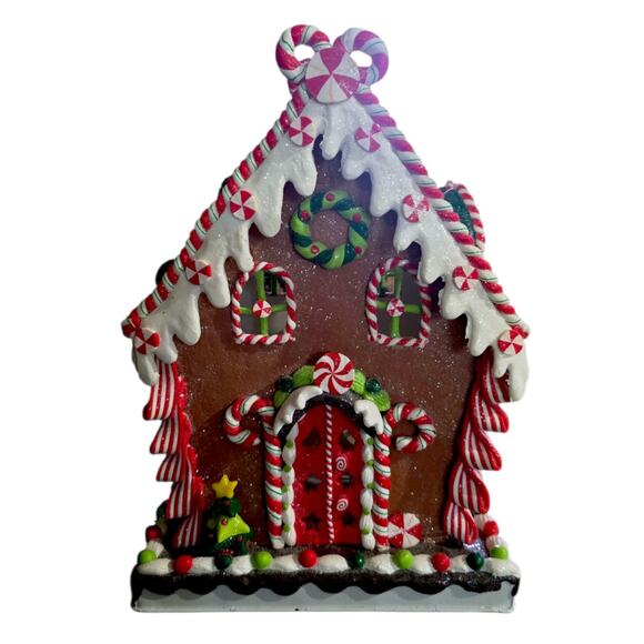 good2grow Candy Cane Gingerbread Gumdrop House Light Up 12\